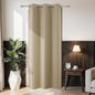 Joydeco Blackout Door Curtain for Doorway Privacy 78 Inches Long, Grommet Closet Curtain for Open Closet, Room Divider for Bedroom Living Room (Light Beige, 40Wx78L, 1 Panel)