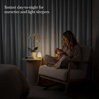 NICETOWN Farmhouse 100% Blackout Linen Curtains for Bedroom, Off White, 52" Wide, 2 Pieces, Privacy Vertical Window Drapes 84 inch Long for Office Laundry Windows