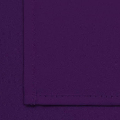 Yakamok Blackout Curtains Room Darkening Thermal Insulated Window Panels,Solid Grommet Top Drapes for Bedroom/Living Room(70Wx84L, Purple, 2 Panels)