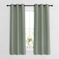 NICETOWN Sage Green Blackout Curtains & Drapes for Bedroom - Window Treatment Energy Saving Thermal Insulated Room Darkening Grommet Drapes for Living Room (2 Panels, W37 x L63)