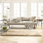 Ashler faux fur rug, Fluffy Shaggy Area Rug Ultra Soft 2.2 x 6 Feet Rectangle Fur Rug, Beige Fuzzy Rug Machine Washable Shag Rug, Nursery Decor Throw Rugs for Bedroom, kids room, Living Room