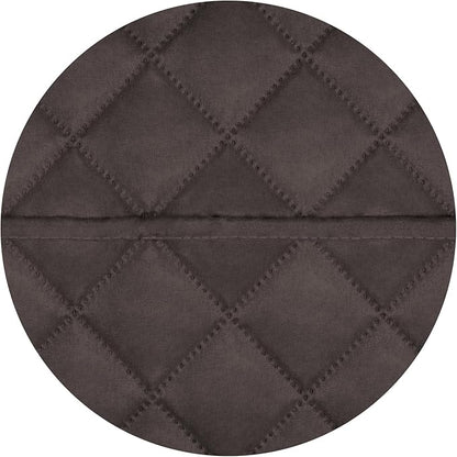PureFit Reversible Quilted Sofa Cover, Water Resistant Furniture Protector, Washable Couch Cover with Non Slip and Elastic Straps for Kids, Dogs, Pets (Oversized Loveseat, Chocolate/Chocolate)
