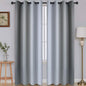 SimpleHome Ombre Room Darkening Curtains for Living Room,2 Panels,Light Blocking Gradient Grey to Greyish White Thick Thermal Insulated Grommet Window Curtains/Drapes for Bedroom,52x96 inches Length