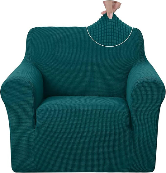 U-NICE HOME Recliner Chair Covers Stretch Couch Cover Sofa Cover Sofa Slipcover Furniture Protector for Chair Cover Pet Friendly(Armchair, Blue)