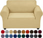 Joccun Stretch Chair Couch Cover,1-Piece Sofa Slipcover Spandex Jacquard Fabric Sofa Covers with Elastic Bottom,Washable Furniture Protector for Dogs,Cats,Kids(Armchair,Champagne)