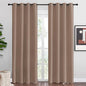 NICETOWN Blackout Draperies Curtains Panels - Window Treatment Thermal Insulated Solid Grommet Blackout Curtains/Panels/Drapes for Bedroom (Set of 2 Panels, 55 by 86 Inch, Cappuccino)