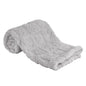 Yurhap Fleece Baby Blanket Heart Checkered, Ultra Soft Cozy Baby Blankets for Boys Girls, Fluffy Infant Toddler Newborn Receiving Gifts for Crib Stroller 30"x40" (Silver Grey)