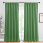 NICETOWN Blackout Curtains for Living Curtains, Froest Green, 2 Panels, 52 by 95, Room Darkening Window Curtain Panels, Easy-Care Solid Thermal Insulated Draperies/Drapes for Daughter Room