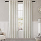 Nanspring Cream Linen Curtains 84 inch Length 2 Panels forBedroom Living Room,Modern Boho Curtains Semi Sheer Back Tab and Rod Pocket Neutral Drapes for Coffee, 34 x 84 Inch