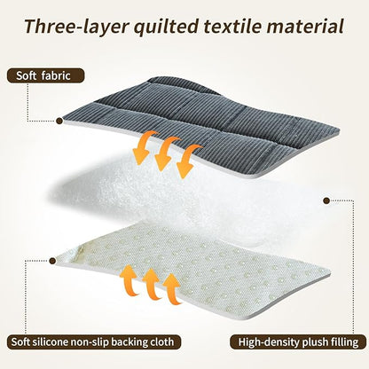 Couch Covers for Dogs Washable, Non Slip Couch Covers for Loveseat Sofa Pet Friendly, Soft Fuzzy Sofa Covers for Pet, Dog Couch Cover Furniture Protector(1PC,Dark Grey,27.6"x59.1")