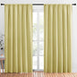 NICETOWN Room Darkening Curtains for Bedroom, Paler Yellow, Set of 2 Panels, 62 x 84 Inch, Triple Weave Home Decoration Thermal Insulated Solid Drapes for Patio Door