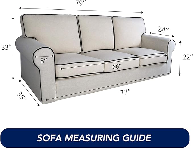 PureFit Super Stretch Sofa Slipcover – Spandex Non Slip Soft Couch Sofa Cover, Washable Furniture Protector with Non Skid Foam and Elastic Bottom for Kids, Pets （Sofa, Deep Teal）