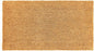 KANKUN Coco Coir Door Mat with Heavy Duty Backing, Welcome Doormat (17" x 30"), Doormat Entrance (Plain - 1Pack)