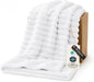Bedsure GentleSoft Bright White Throw Blanket for Couch - Cozy Soft Blankets for Women, Cute Small Throws for Girls, 50x60 Inches