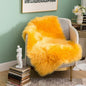 MIULEE Luxury Super Soft Fluffy Area Rug Faux Fur Rectangle Rug Decorative Plush Shaggy Carpet for Bedside Sofa Floor Nursery Fall Decor 2 x 3 Feet, Orange Yellow