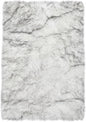 Latepis White with Grey Tips Sheepskin Rugs 4x6, Faux Fur Rug for Living Room, Fluffy Washable Rugs for Bedroom, Teen Room Decor, Rectangle