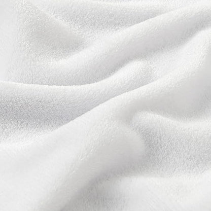 BEDELITE Fleece Blankets Queen Size White Throw Blankets for Bed, Luxury Plush Cozy Fuzzy Blanket 90x90 inches, Super Soft Warm Lightweight Throw Blanket All Seasons Suitable