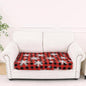 Smiry Printed Couch Cushion Covers, Stretch Soft Couch Covers for Sofa, Washable Non-Slip Sofa Slipcover Furniture Protector for Indoor and Outdoor (Medium, Burgundy)