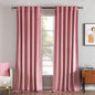 MIULEE Velvet Curtains 96 inches 2 Panels - Luxury Blackout Curtains for Girls Bedroom Nursery Living Room Thermal Insulated Super Soft Window Drapes Rod Pocket & Back Tab, Blush Pink, W52 x L96 inch