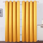 LEMOMO Blackout Curtains 52 x 90 Inch Long Yellow Curtains Set of 2 Panels Room Darkening Curtains for Bedroom and Living Room