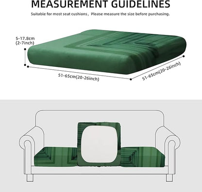 Outdoor Cushion Covers Set,8PCS Patio Furniture Couch Seat Slipcovers, Replacement for Sofa Sectional Chair(Cover，Only)