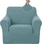 U-NICE HOME Recliner Chair Covers Stretch Couch Cover Sofa Cover Sofa Slipcover Furniture Protector for Chair Cover Pet Friendly(Armchair, Light Blue)