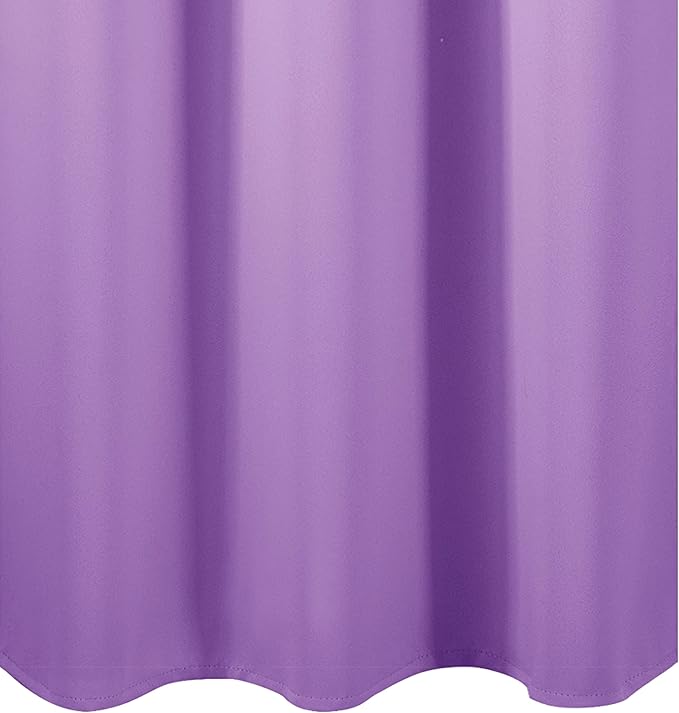 LEMOMO Blackout Curtains 38 x 84 inch/Lavender Curtains Set of 2 Panels/Thermal Insulated Room Darkening Bedroom Curtains