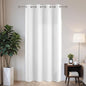 Joydeco Blackout Patio Sliding Door Curtains 96 Inches Long, Grommet Privacy Room Divider Curtains, Extra Wide Thermal Blackout Drapes for Bedroom Living Room (Pure White, 60Wx96L, 1 Panel)