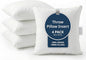 LANE LINEN 16x16 Throw Pillow Insert - Set of 4 White Inserts for Decorative Pillow Covers for Bed, Decorative Pillows for Bed, Couch Pillows, Throw Pillows for Couch