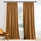 RYB HOME Luxurious Bronze Velvet Curtain Panels for Living Room Bedroom, Heavy Duty Thermal Insulated Floor-Length Velvet Drapes with Hook Belt for Vintage Decor, 52" W x L96 L, 2 Panels Set