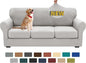 XINEAGE 2026 New 4 Pieces Couch Covers for 3 Cushion Couch Super Stretch Thick Soft Sofa Cover Anti Slip Sofa Slipcover Dogs Cats Furniture Protector (Silver Grey, 71"-91")
