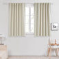 Deconovo Blackout Curtains, Thermal Insulated, W52 x L54 2 Panels, Back Tab, Machine Washable, Room-Darkening Drapes for Bedroom/Living Room Light Beige
