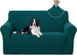 U-NICE HOME Loveseat Cover Stretch Couch Cover Sofa Cover Sofa Slipcover Furniture Protector for 2 Cushion Couch Sofa Pet Friendly(Loveseat, Blue)