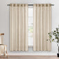 MIULEE Light Taupe Linen Curtains 72 Inch Length 2 Panels for Bedroom Living Room, Soft Linen Textured Window Drapes Semi Sheer Light Filtering Back Tab Rod Pocket Farmhouse Modern Burlap Look Decor