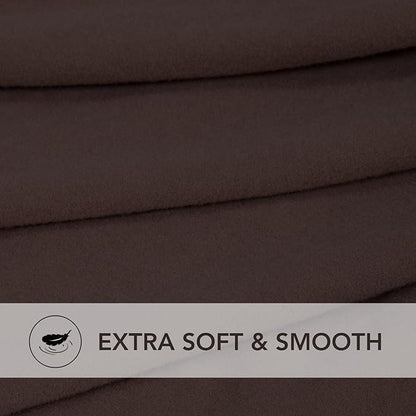 PureFit Super Stretch Sofa Slipcover – Spandex Non Slip Soft Couch Sofa Cover, Washable Furniture Protector with Non Skid Foam and Elastic Bottom for Kids, Pets (Oversized, Chocolate)