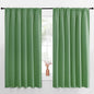NICETOWN Blackout Curtains for Bedroom, Blackout Curtain Panels, Froest Green, 1 Pair, 70 by 63-inch, Window Treatment Energy Saving Thermal Insulated Solid Rod Pocket Blackout Drapes/Draperies