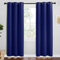NICETOWN Navy Blue Blackout Curtains 78 inches Length for Bedroom, 2 Panels, 42" Wide, Thermal Insulated Decoration Drapes for Office Window