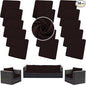 Outdoor Cushion Covers Set,14PCS Patio Furniture Couch Seat Slipcovers, Replacement for Sofa Sectional Chair(Cover，Only)