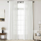 Linen Off White Curtains 135 inch Extra Long for Living Room Back Tab Light Filtering Semi Sheer Drapes Modern Farmhouse Coastal Decor Cotton Textured Curtain for Floor to Ceiling High Window 52x135