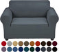 Joccun Stretch Chair Couch Cover,1-Piece Sofa Slipcover Spandex Jacquard Fabric Sofa Covers with Elastic Bottom,Washable Furniture Protector for Dogs,Cats,Kids(Armchair,Gray)