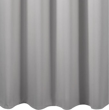LEMOMO Light Grey Blackout Curtains 66 x 63 Inch Length/Set of 2 Curtain Panels/Thermal Insulated Room Darkening Blackout Curtains for Bedroom