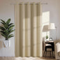 Joydeco Blackout Patio Sliding Door Curtains 96 Inches Long, Grommet Privacy Room Divider Curtains, Extra Wide Thermal Blackout Drapes for Bedroom Living Room (Light Beige, 70Wx96L, 1 Panel)