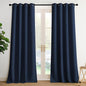NICETOWN Room Darkening Draperies Curtains Panels, 2 Panels Navy Blue W52 x L108