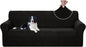 U-NICE HOME Stretch Couch Cover Sofa Cover Sofa Slipcover Furniture Protector for 3 Cushion Couch Sofa Pet Friendly(Sofa, Black)