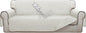 ISSUNTEX Double Protection 100% Waterproof Sofa Covers for Living Room, Reversible Couch Covers for 3 Cushion Couch Sofa, Furniture Protector Sofa Cover for Pets (X Large, Ivory/Ivory)