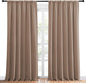 NICETOWN Room Darkening Curtains for Bedroom - Home Decoration Privacy Protection Thermal Insulated Solid Drapes/Draperies for Sliding Glass Door (Cappuccino, Set of 2, 70 x 95 inches)