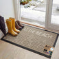 GORILLA GRIP 100% Waterproof All-Season WeatherMAX Doormat, 47x35, US Designed Natural Rubber, Stain and Fade Resistant, Low Profile Indoor Outdoor Door Mats, Easy Clean Patio Mat, Sand Beach