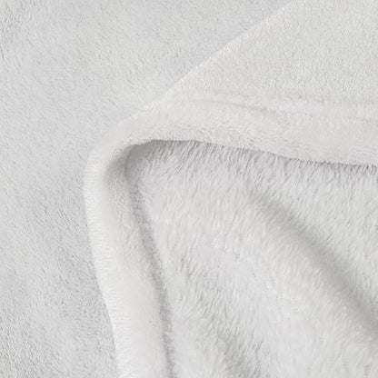 BEDELITE Fleece Blanket White Throw Blanket for Couch & Bed, Luxury Plush Cozy Fuzzy Blanket 50" x 70", Super Soft Warm Lightweight Fall Throw Blanket for Travel Camping