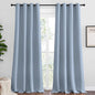 NICETOWN Vintage Blue Blackout Curtains 120 inches Length for Living Room, 2 Panels, 55" Wide, Thermal Insulated Long Drapes for Large Window