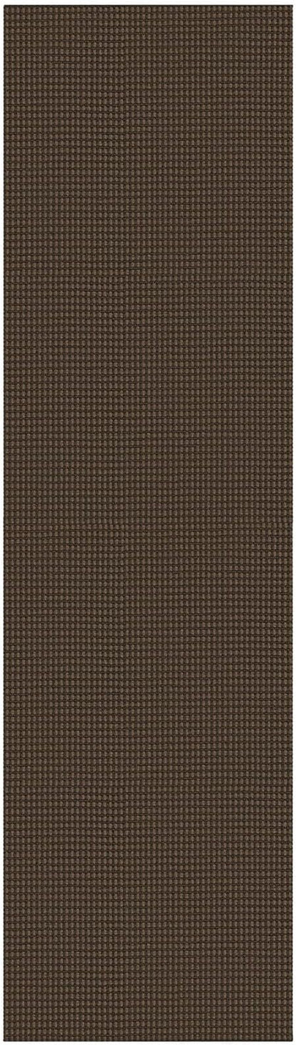 KOZYFLY Extra Long Runners for Hallways 3x18 ft Washable Kitchen Runner Non Slip Rubber Backed Hallway Rug Cotton Entryway Runner Rug Floor Carpet for Indoor Hall, Kitchen, Stair, Reddish Brown/Coffee